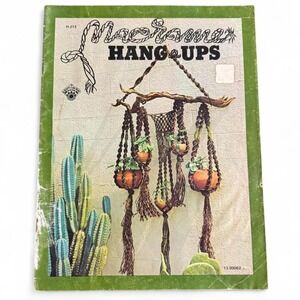 Vintage Macrame Hang-Ups craft pattern book